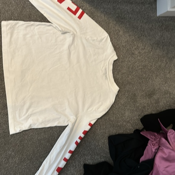 Calvin Klein Long sleeve white Crop Top! - Picture 5 of 5